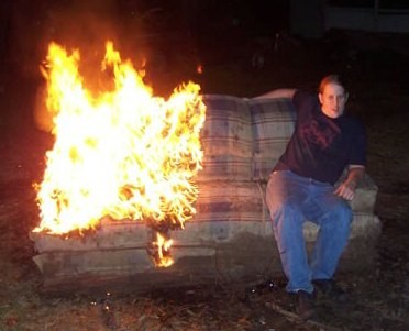 Burning Couch
