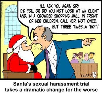 Santa's sexual harassment trial