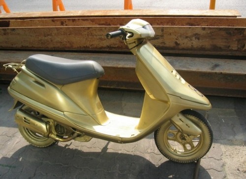 Golden Blinging Scooter