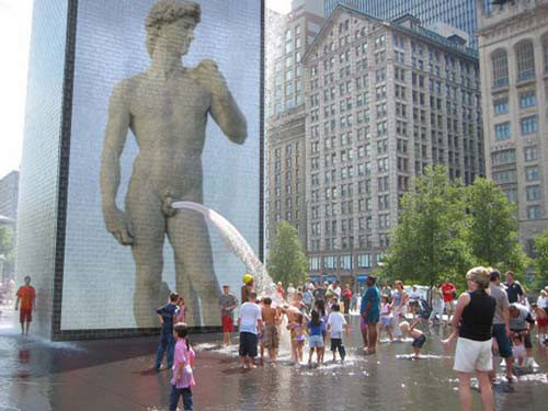 Statue of David Fountain