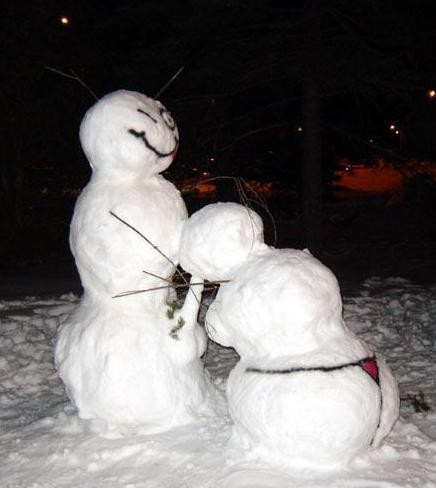 One Happy Snowman