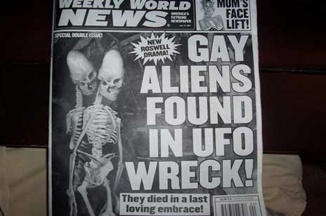 Gay Aliens Found.  CLICK HERE!