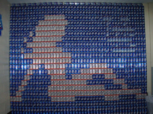Beer Can Wall