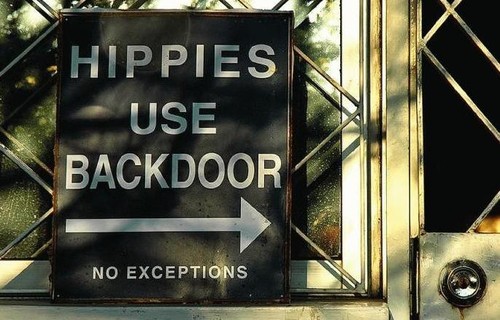 Special door for Hippies