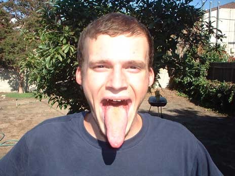 Another Long tounge freak