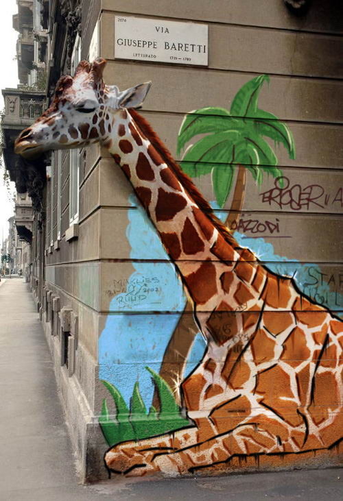 Wall Giraffe