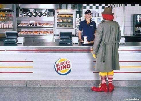 Ronald goes to Burgerking