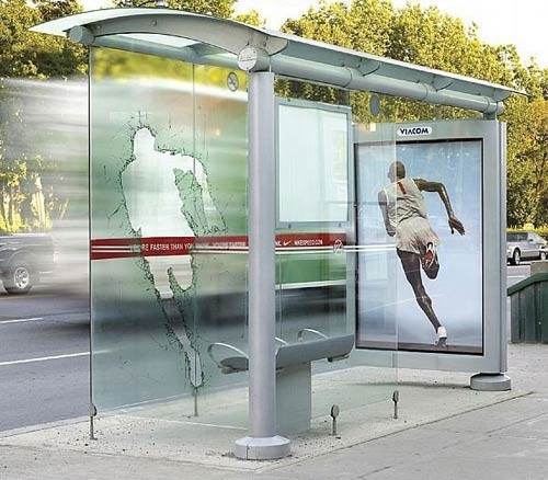 Cool Bus Stop Ad