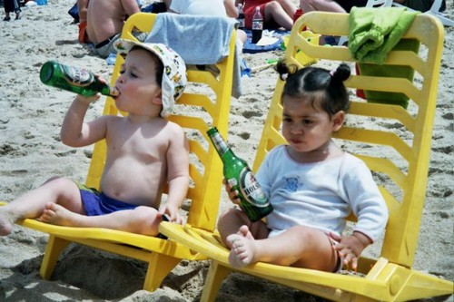 Kids At The Beach