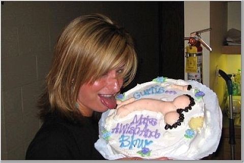 She really loves her cake