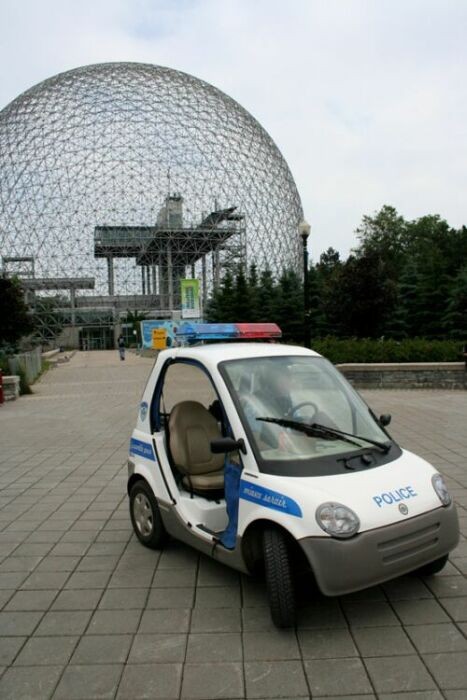 Electric Police Car