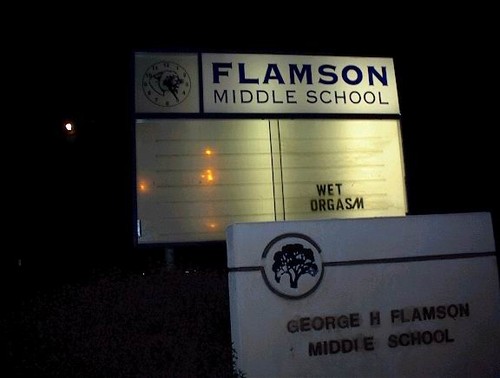 It might be appropriate for Flamson High, but these kids are a little young