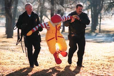 Ronald got arrested