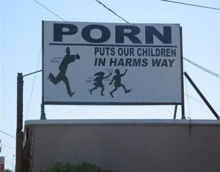 Porn = Children being Chased