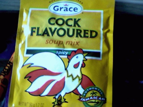 cock flavoured soup mix. CLICK HERE