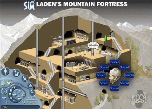 SIM Laden's fortress