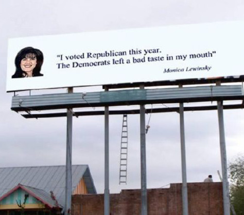 Monica Goes Republican
