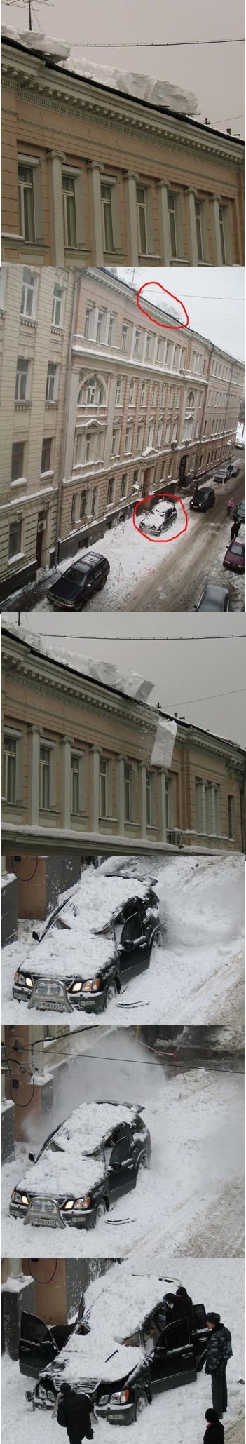 You really have to watch where you park your Lexus SUV in Russia.