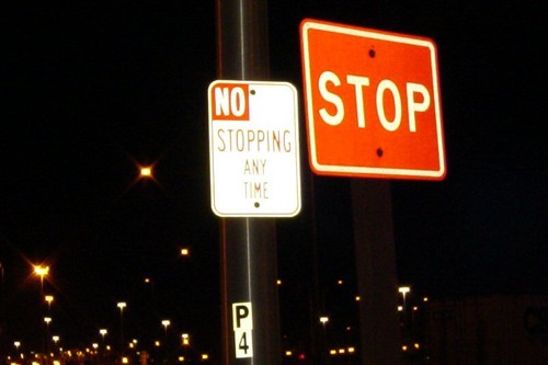 Stop! or...dont?