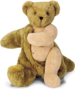 Naked teddy bear.