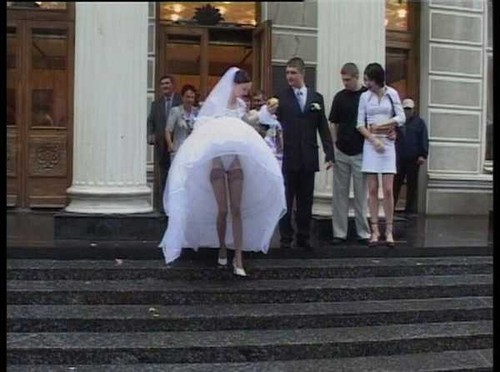 wedding upskirt - Interesting and funny videos that make you laugh at work  or at home