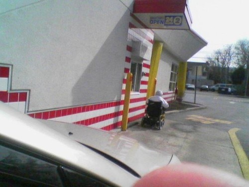 Wheelchair drive through... WTF