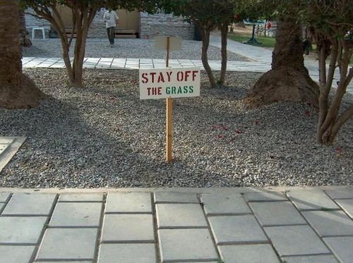 Stay off the Grass
