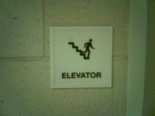 not an elevator