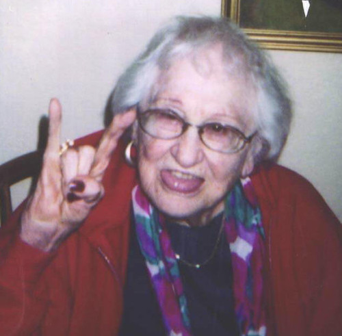 granny likes to rock out
