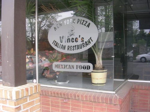 italian restaurant, mexican food?