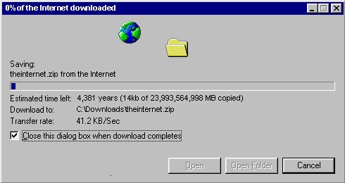 download the entire internet