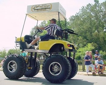 moster golf cart