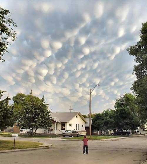 crazy ass clouds