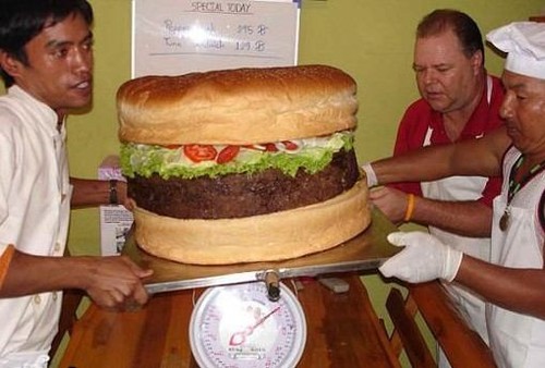 Big freaking burger