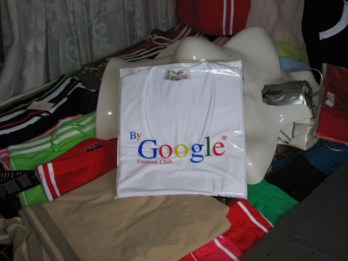 Join the Google fasion club for sweet white t-shirts