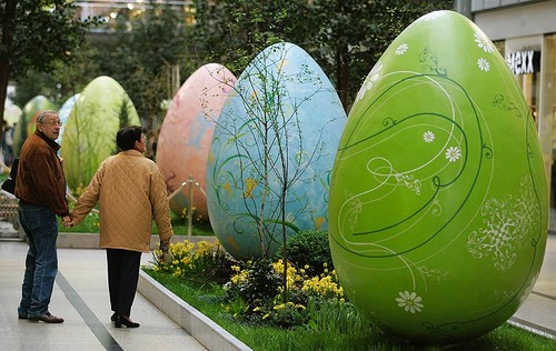 Giant freaking Easter eggs