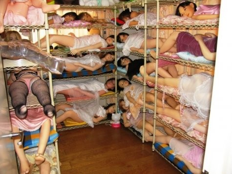 Welcome...to the sex doll graveyard