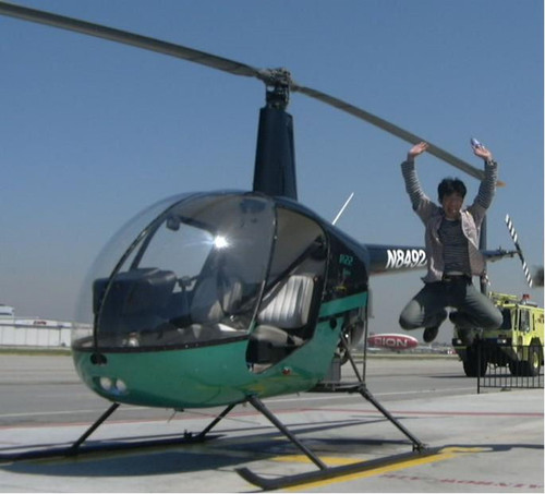this is how you play 'jump rope' with a helicopter