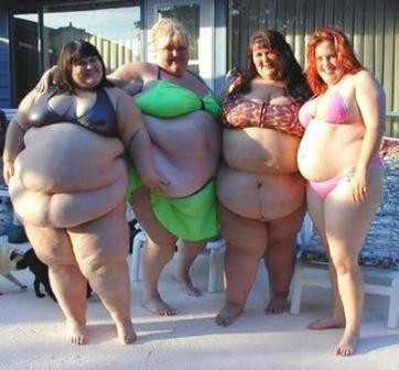 Fat girls in bikinis