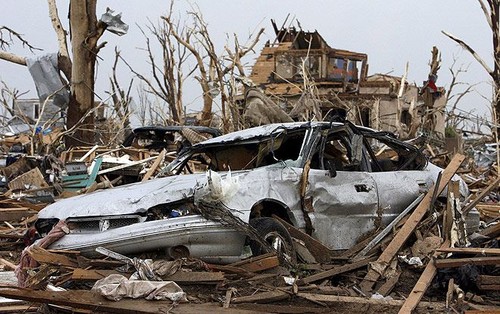 What was a city is now rubble, thanks to tornadoes