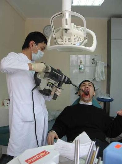 The scariest dentist on earth