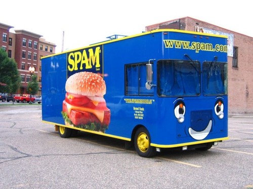 Happy happy spam-mobile