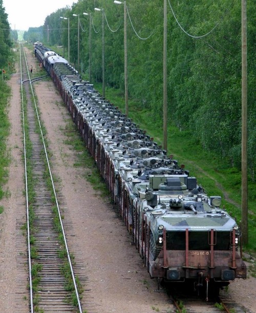 Train of tanks