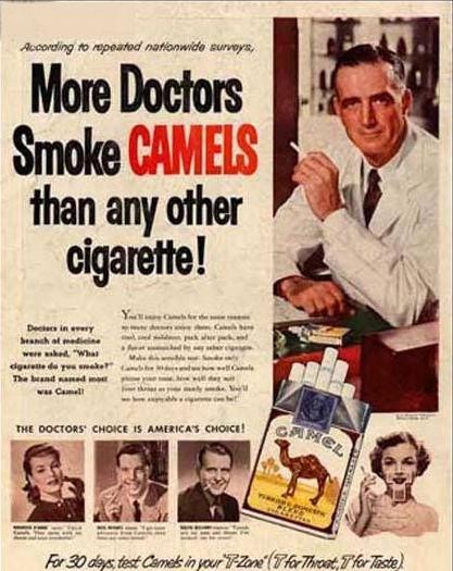 Doctors smoke Camels
