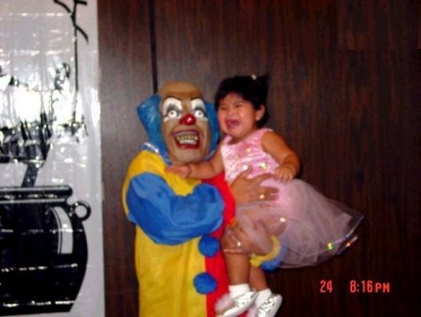 Scary freaking clown