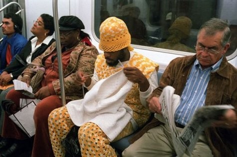 Crochet on the Subway