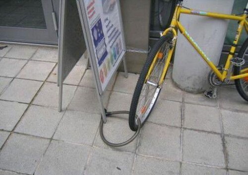 This bike isn't going anywhere
