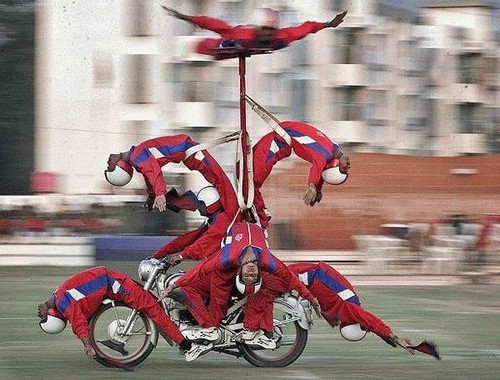 Whackiest bike stunt ever
