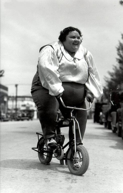 Bike riding fatty