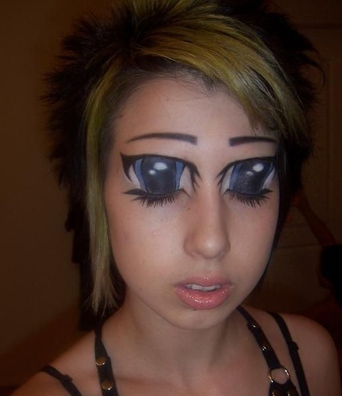 Freaky eye makeup